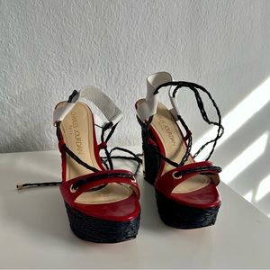 Charles Jourdan Paris strappy wedge